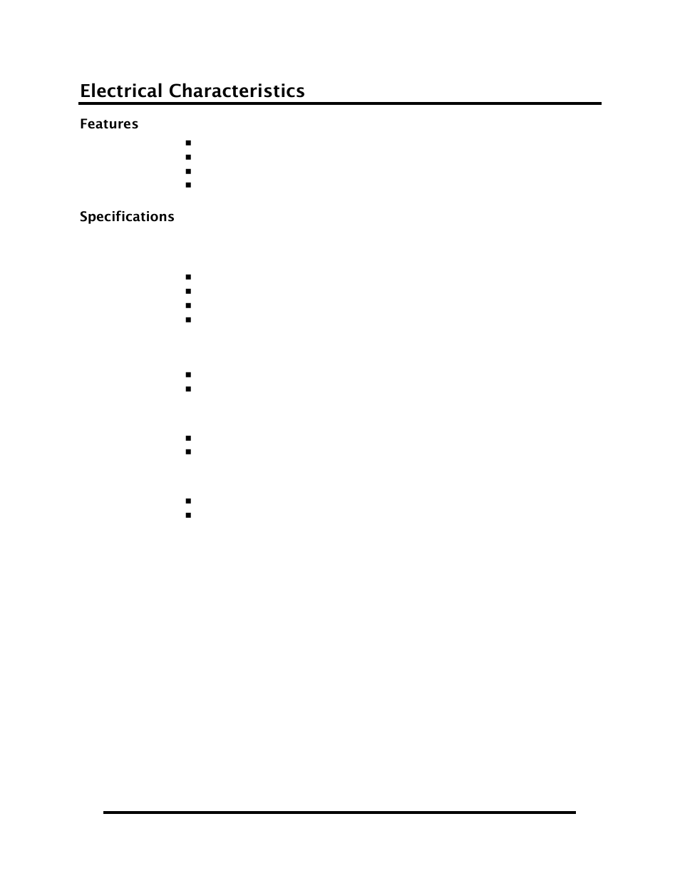 Electrical characteristics | Impulse DIO-104.OPTO (3730) User Manual | Page 12 / 18