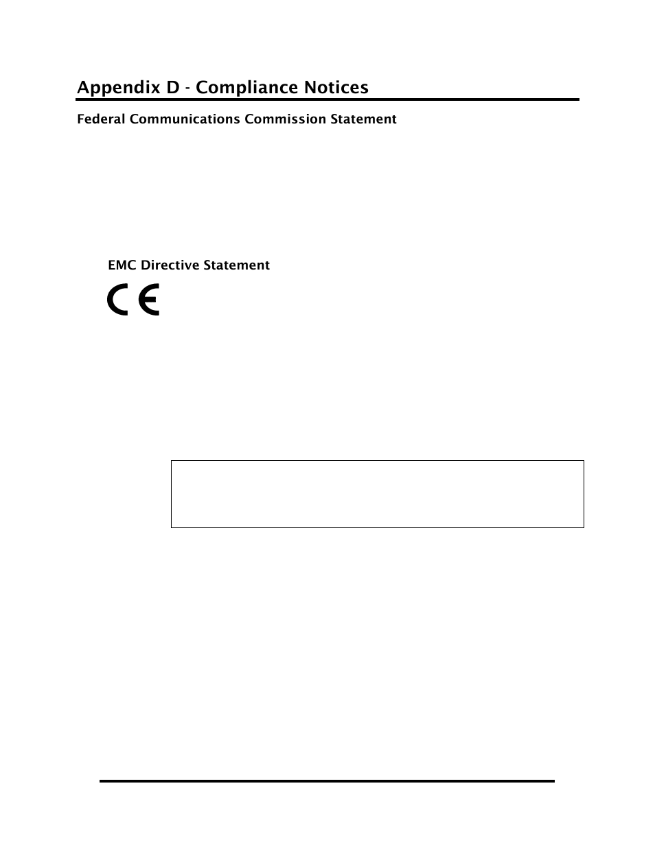 Warranty, Appendix d - compliance notices | Impulse DIO-104.OPTO (3730) User Manual | Page 17 / 18