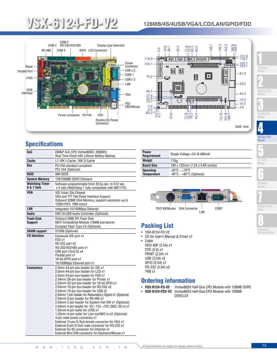 Impulse VSX-6124-FD-V2 User Manual | 1 page