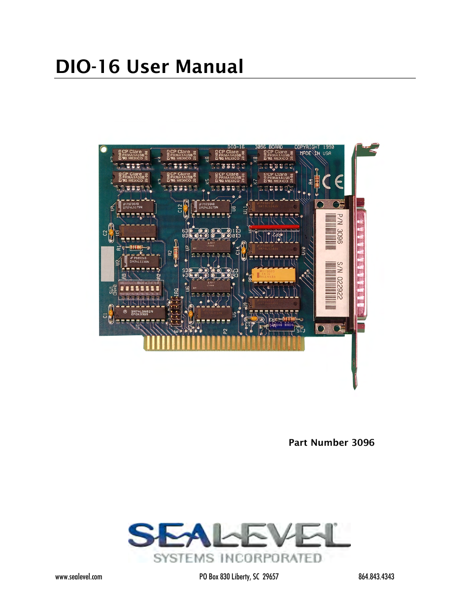 Impulse 3096 User Manual | 21 pages