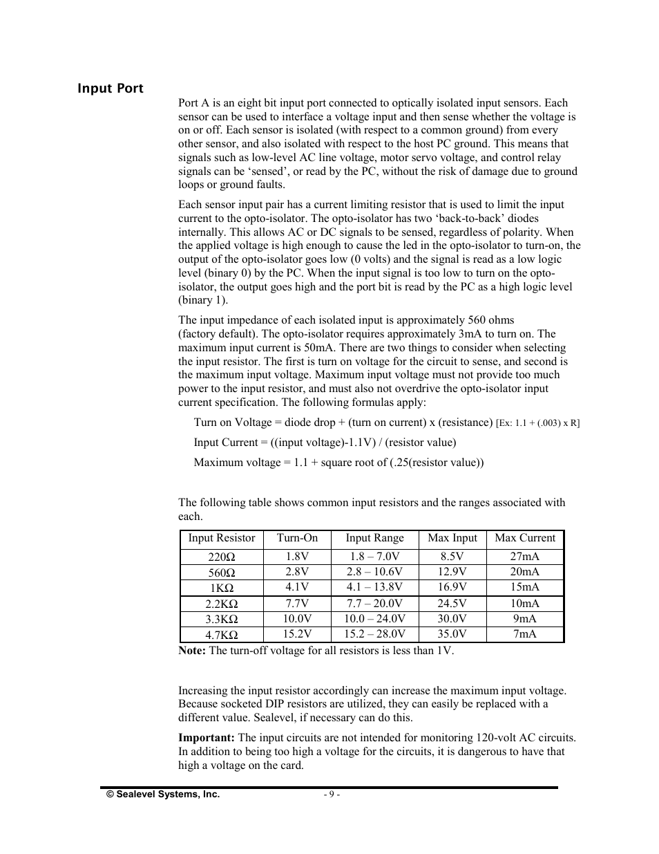 Impulse 3096 User Manual | Page 11 / 21