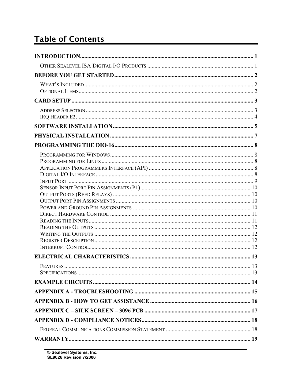 Impulse 3096 User Manual | Page 2 / 21