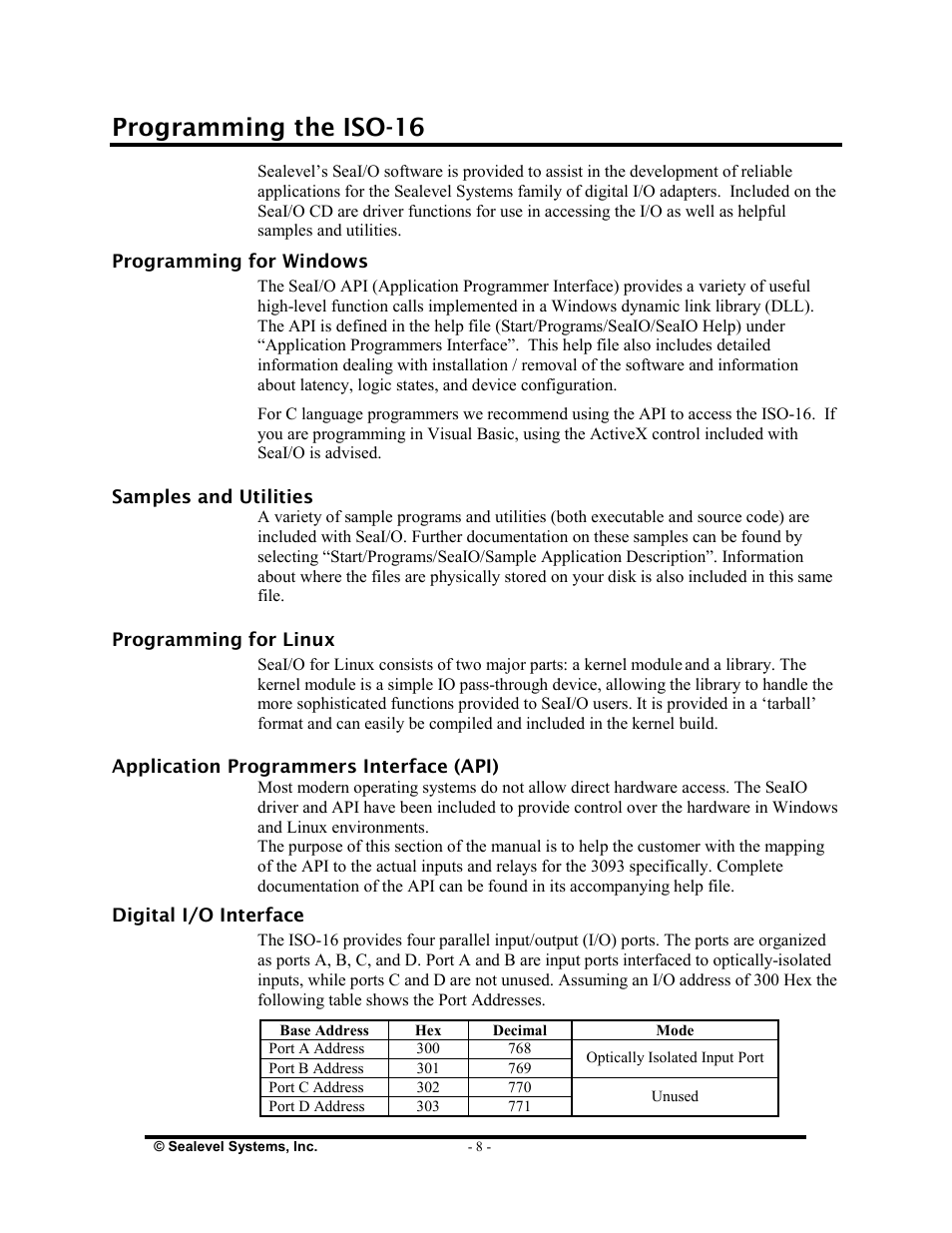 Programming the iso-16 | Impulse 3094 User Manual | Page 10 / 21