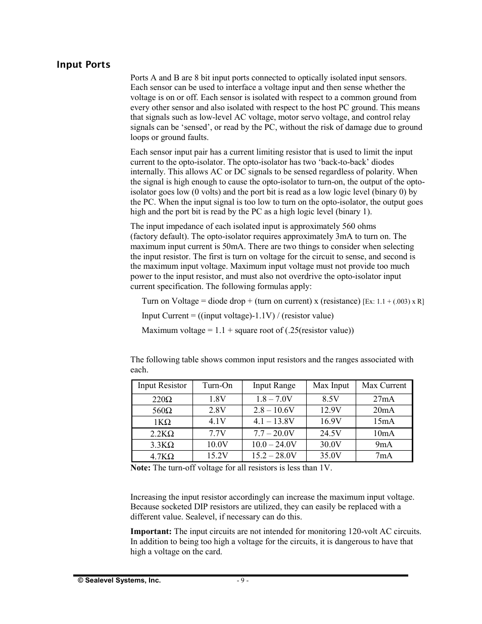 Impulse 3094 User Manual | Page 11 / 21