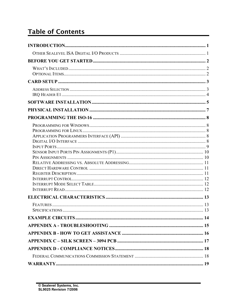 Impulse 3094 User Manual | Page 2 / 21