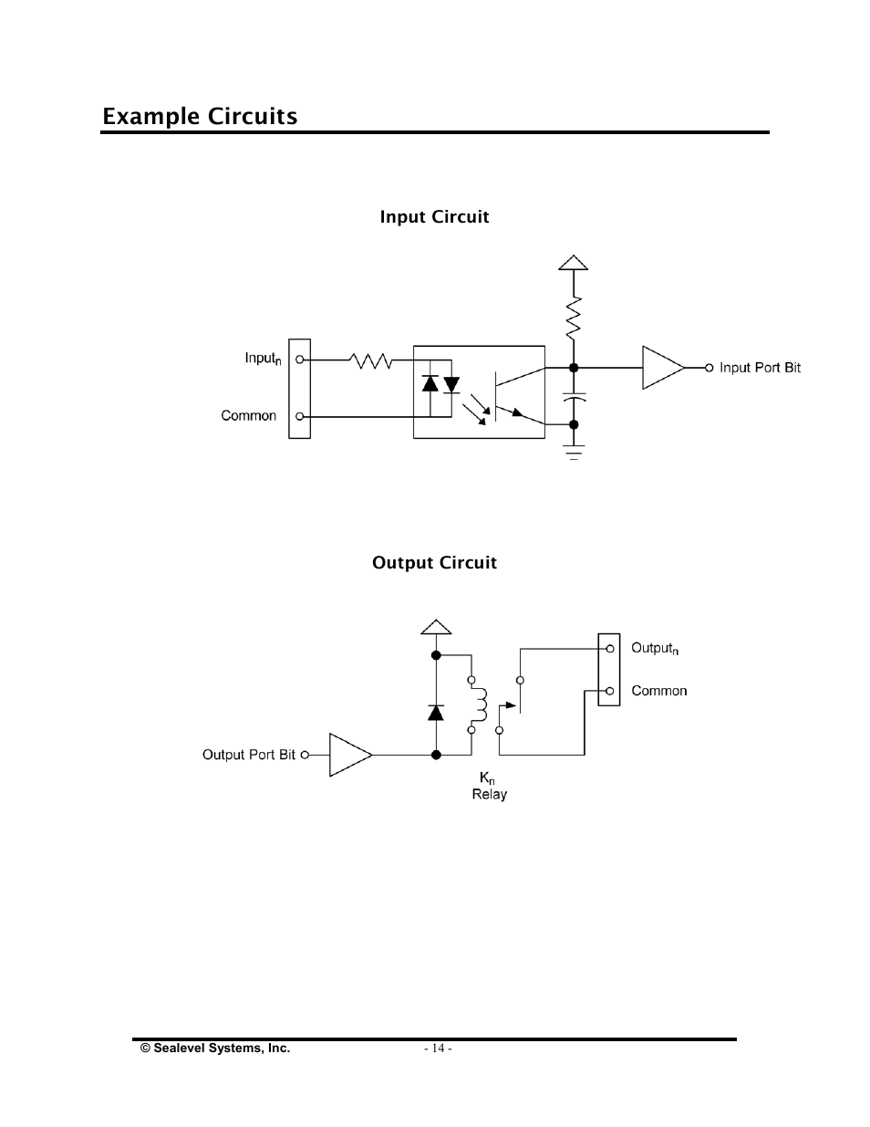 Example circuits | Impulse 3093 User Manual | Page 16 / 21