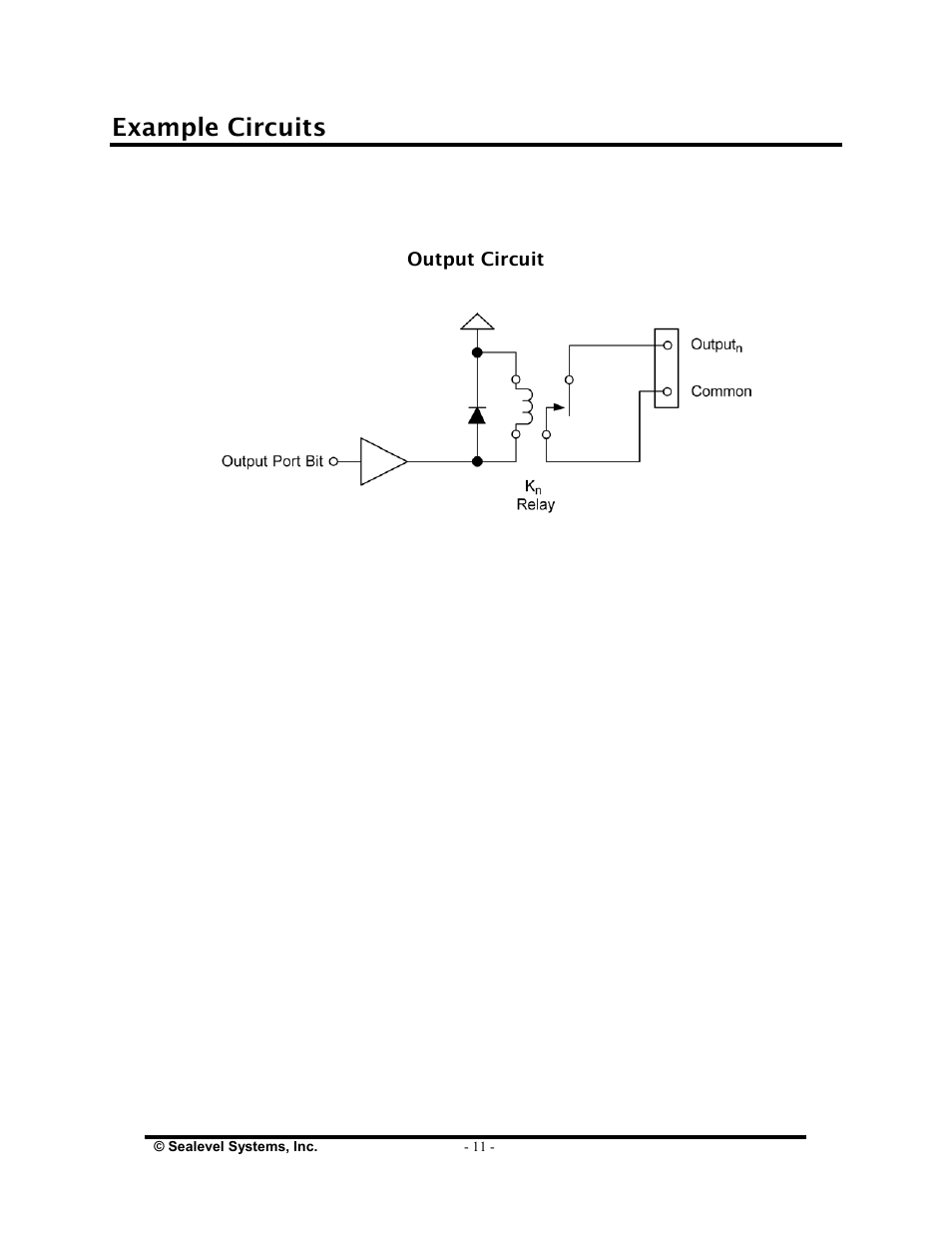 Example circuits | Impulse 3095 User Manual | Page 13 / 18