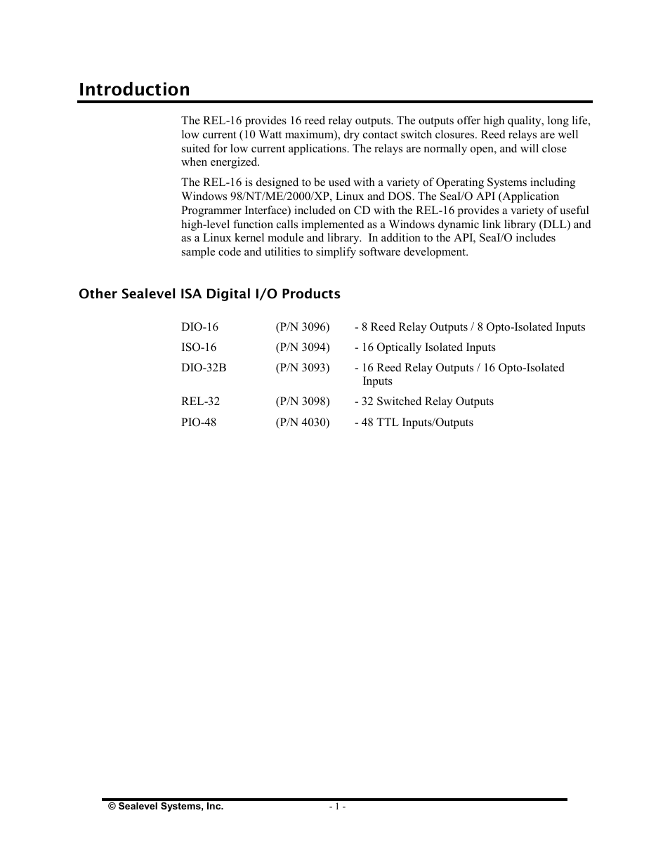 Introduction | Impulse 3095 User Manual | Page 3 / 18