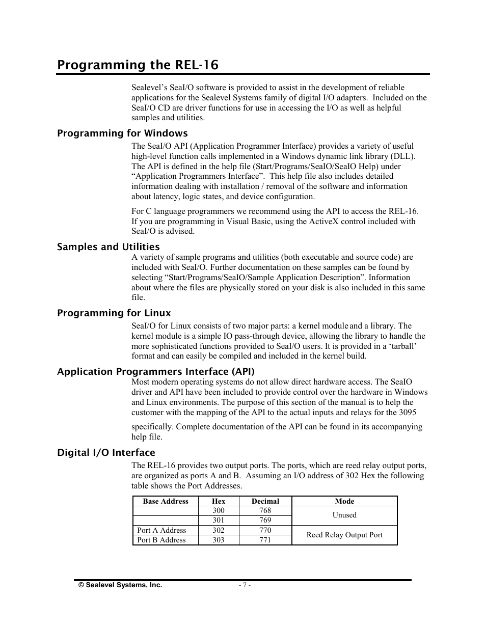 Programming the rel-16 | Impulse 3095 User Manual | Page 9 / 18