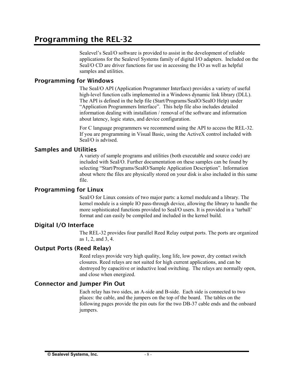Programming the rel-32 | Impulse 3098 User Manual | Page 10 / 22
