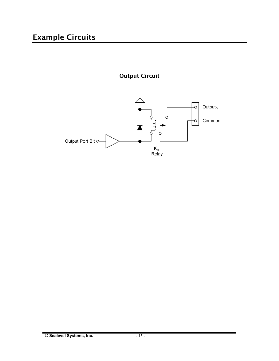 Example circuits | Impulse 3098 User Manual | Page 17 / 22