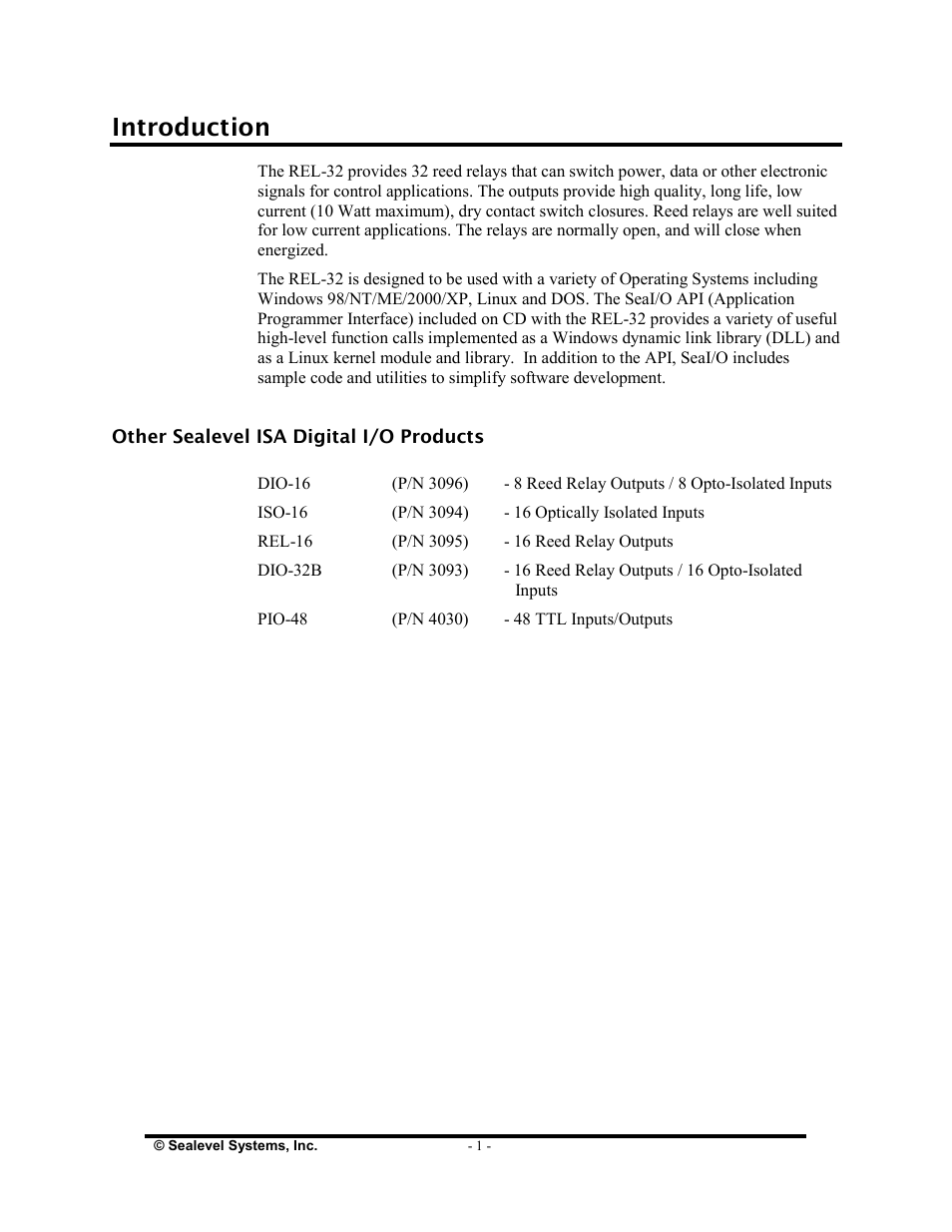 Introduction | Impulse 3098 User Manual | Page 3 / 22