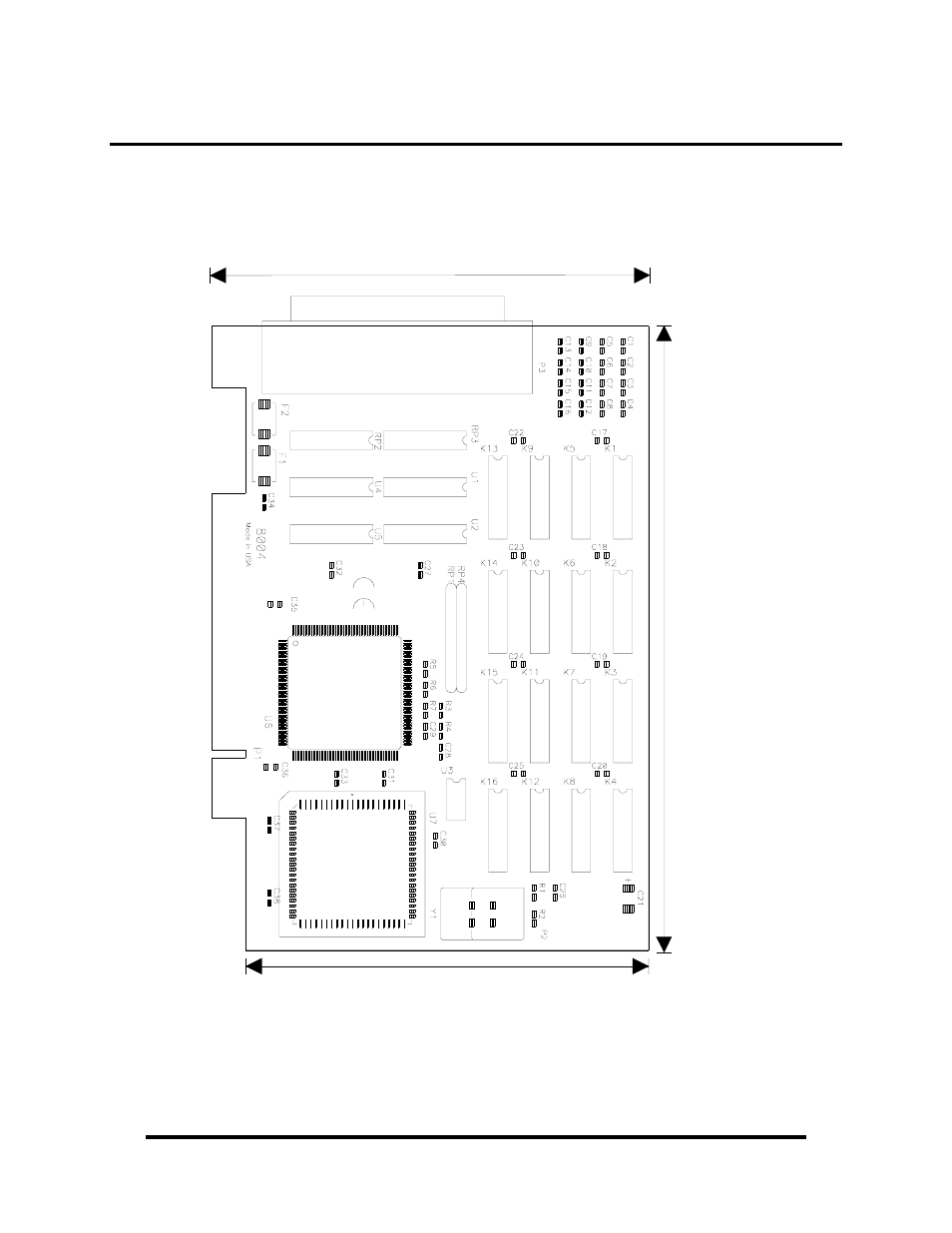 Appendix c – silk screen – 8004 pcb | Impulse 8004 User Manual | Page 17 / 19