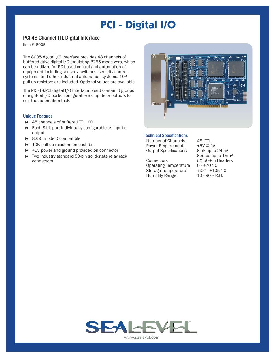 Impulse 8005 User Manual | 1 page
