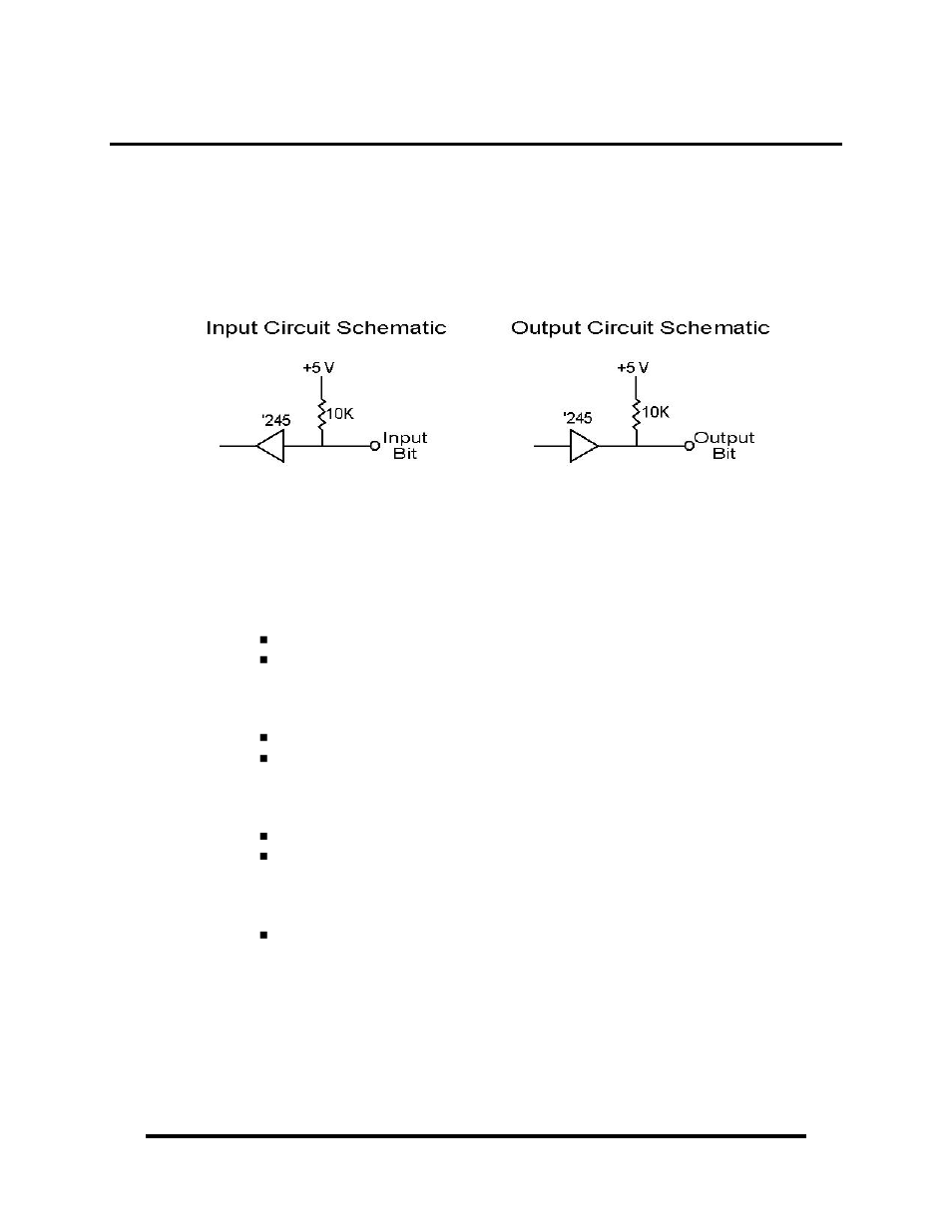 Example circuits, Electrical characteristics | Impulse 8009 User Manual | Page 13 / 19