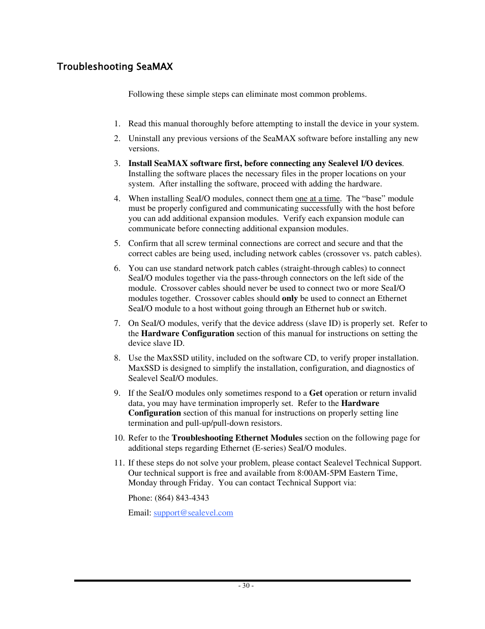 Troubleshooting seamax, Roubleshooting | Impulse 8126 User Manual | Page 32 / 42