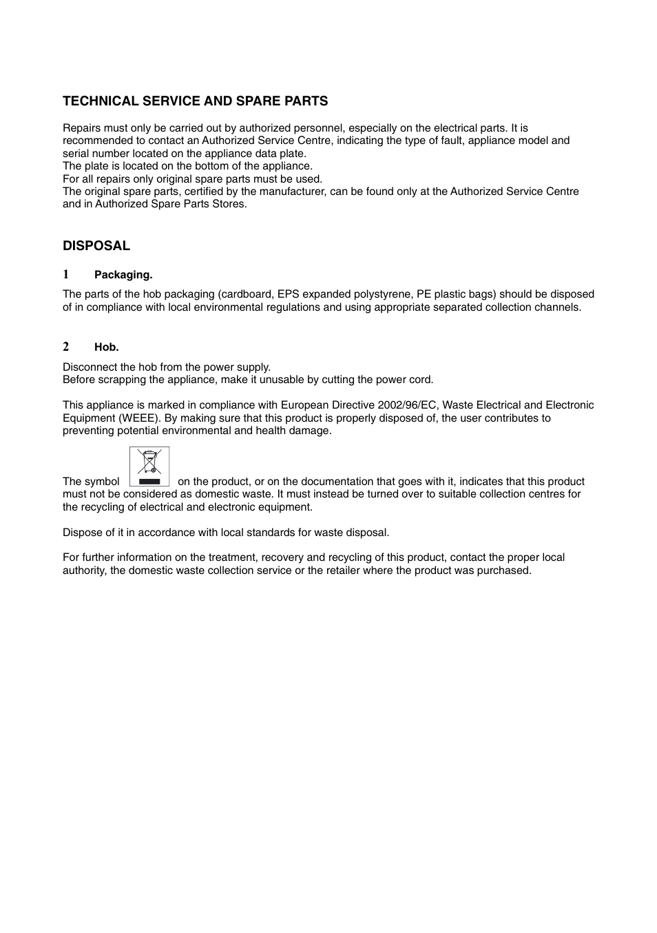 KORTING HG675CW User Manual | Page 29 / 32