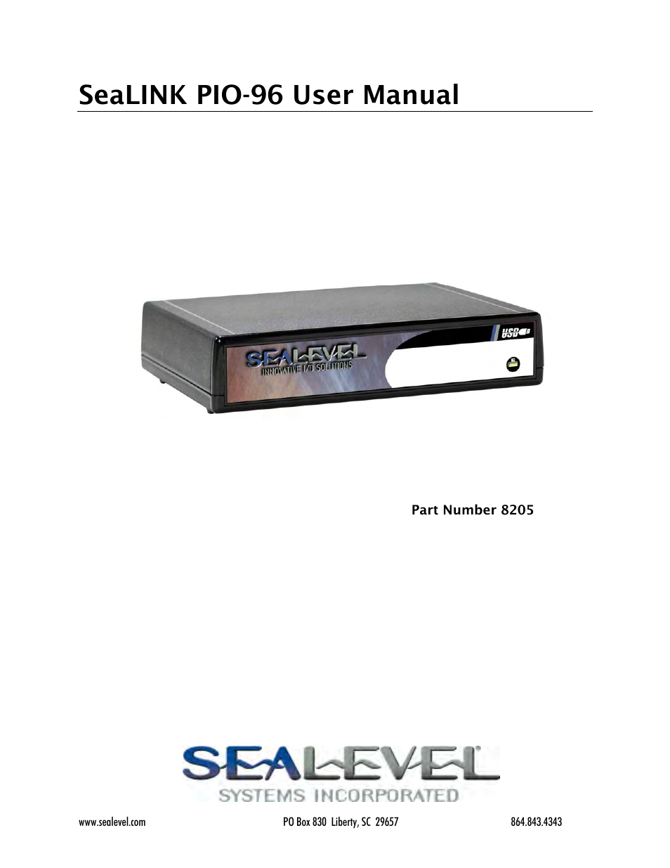 Impulse 8205 User Manual User Manual | 16 pages