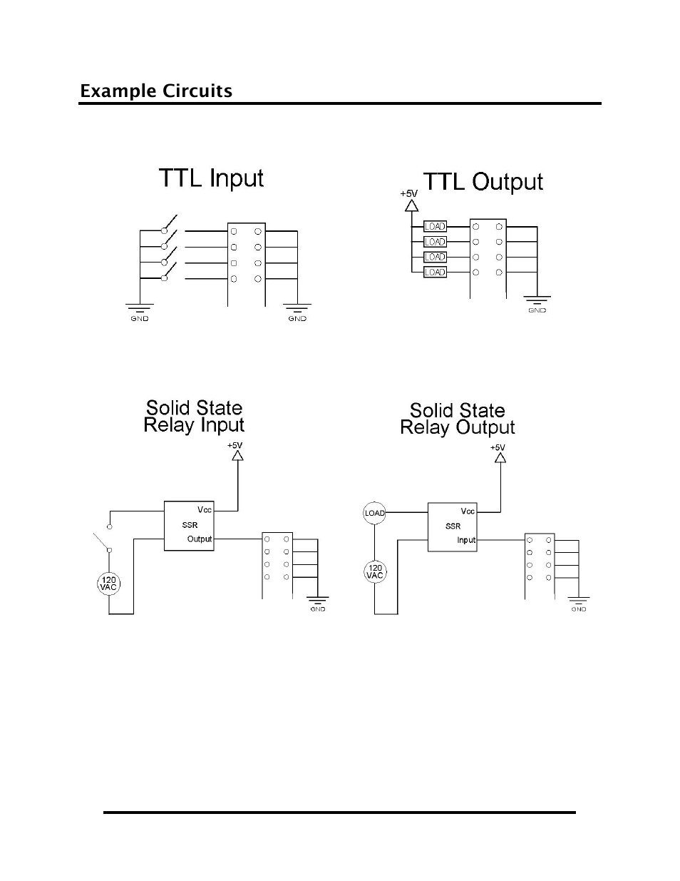 Example circuits, Appendix a - troubleshooting | Impulse 8205 User Manual User Manual | Page 11 / 16