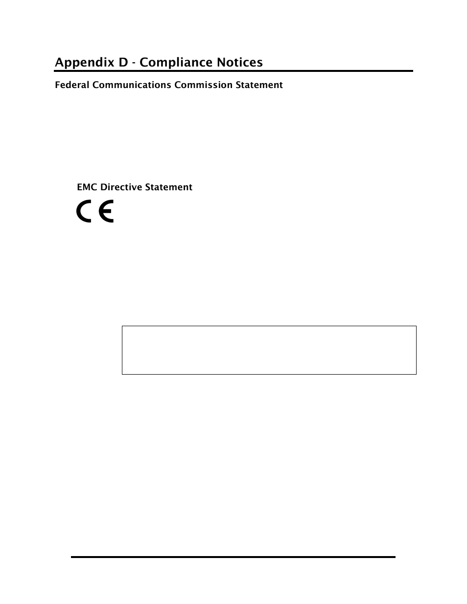 Warranty, Appendix d - compliance notices | Impulse 8207 User Manual User Manual | Page 14 / 15