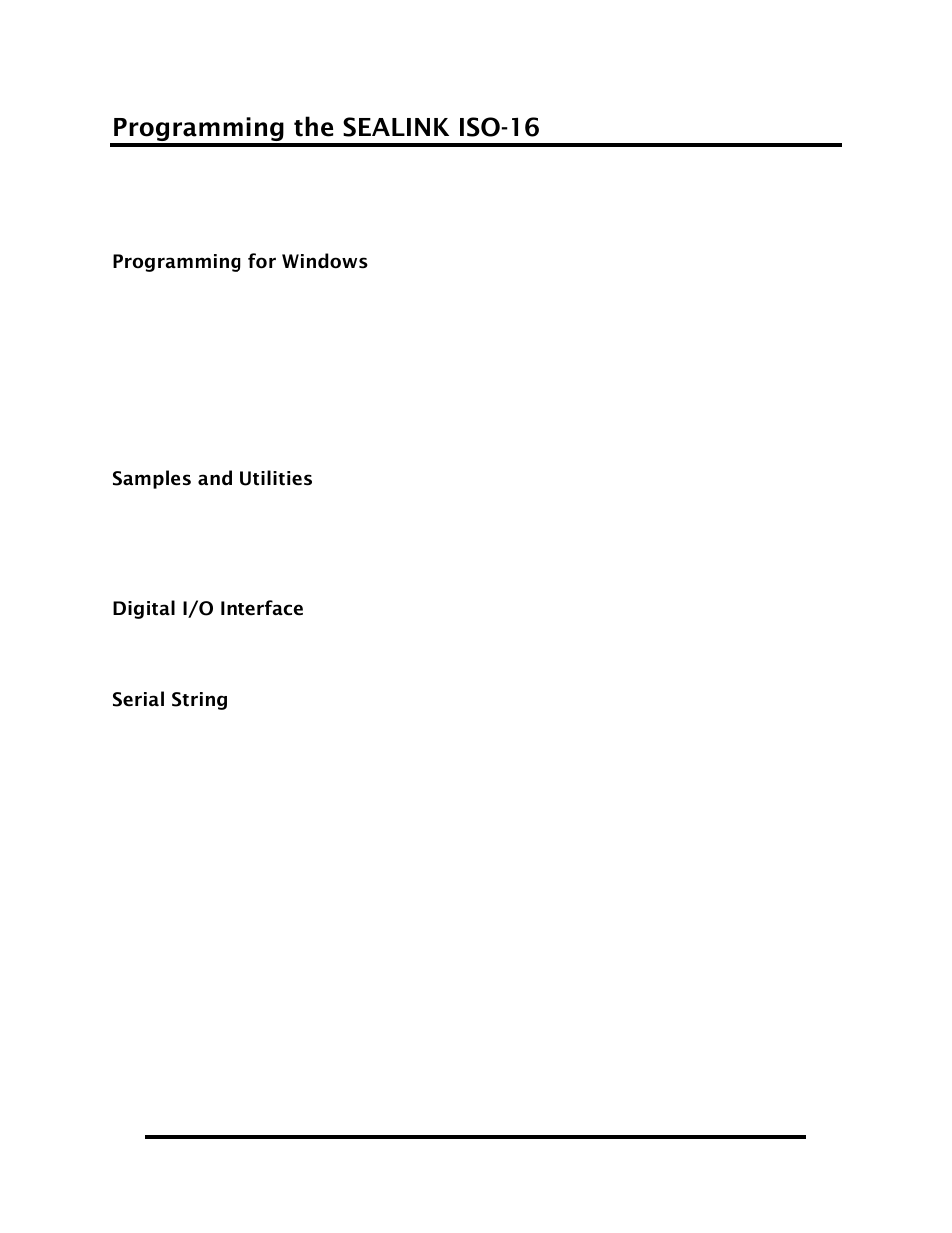 Programming the sealink iso-16 | Impulse 8207 User Manual User Manual | Page 7 / 15