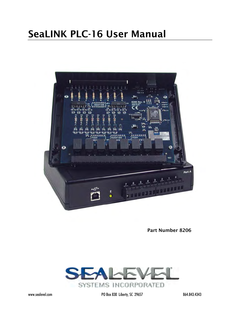 Impulse 8206 User Manual User Manual | 15 pages