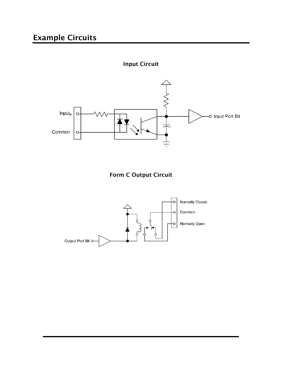 Example circuits, Appendix a - troubleshooting | Impulse 8206 User Manual User Manual | Page 10 / 15