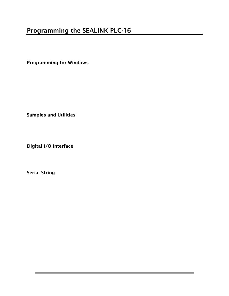 Programming the sealink plc-16 | Impulse 8206 User Manual User Manual | Page 7 / 15