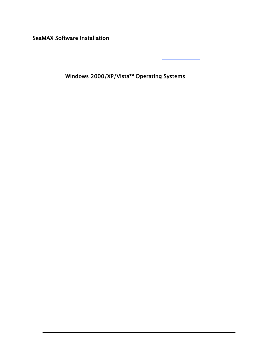 Seamax software installation, Oftware, Nstallation | Impulse 8224 User Manual | Page 17 / 41