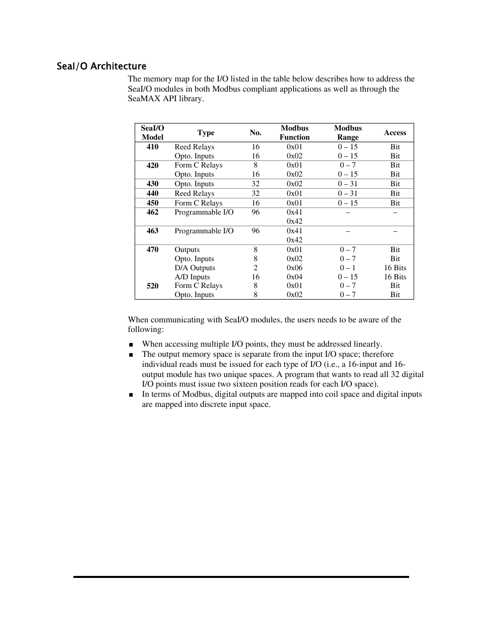 Seai/o architecture | Impulse 463E User Manual | Page 41 / 109