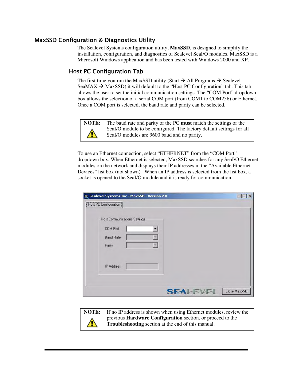 Maxssd configuration & diagnostics utility | Impulse 463E User Manual | Page 49 / 109