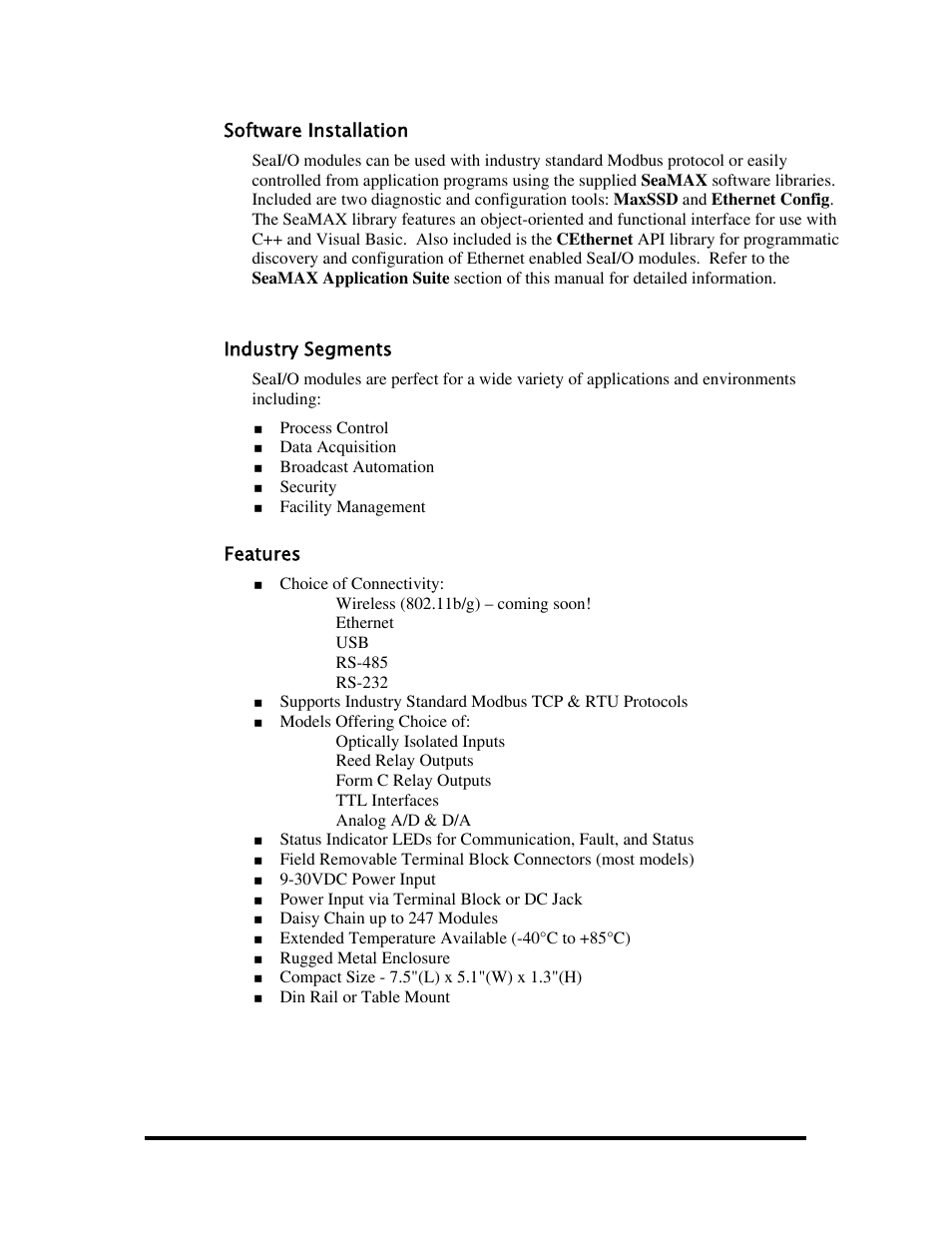 Impulse 463E User Manual | Page 5 / 109