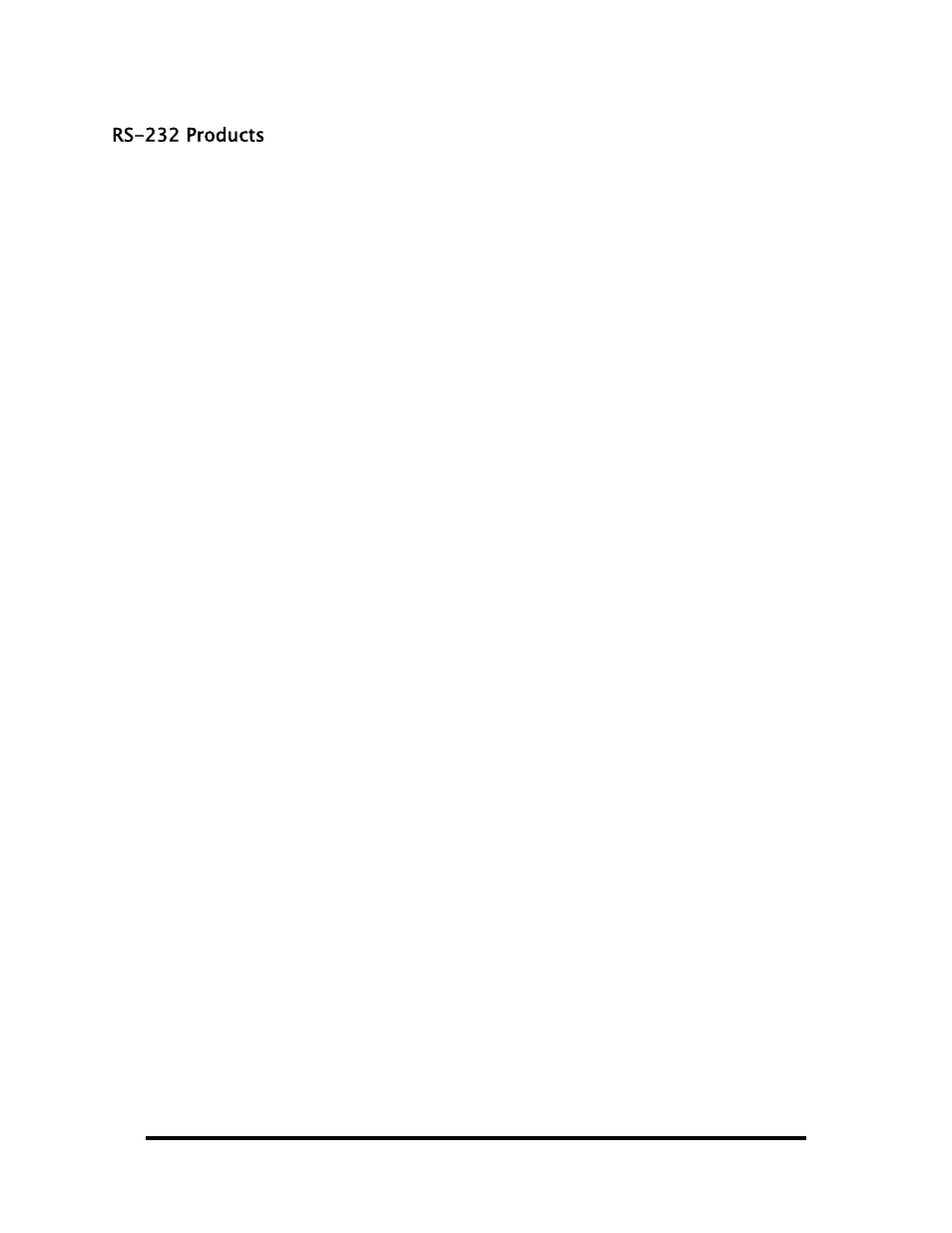 Rs-232, Roducts | Impulse 2113 User Manual | Page 13 / 25