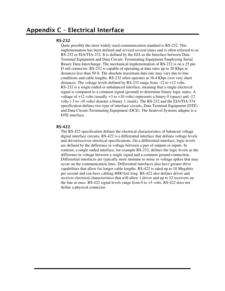 Appendix c – electrical interface | Impulse 5102 User Manual | Page 14 / 18