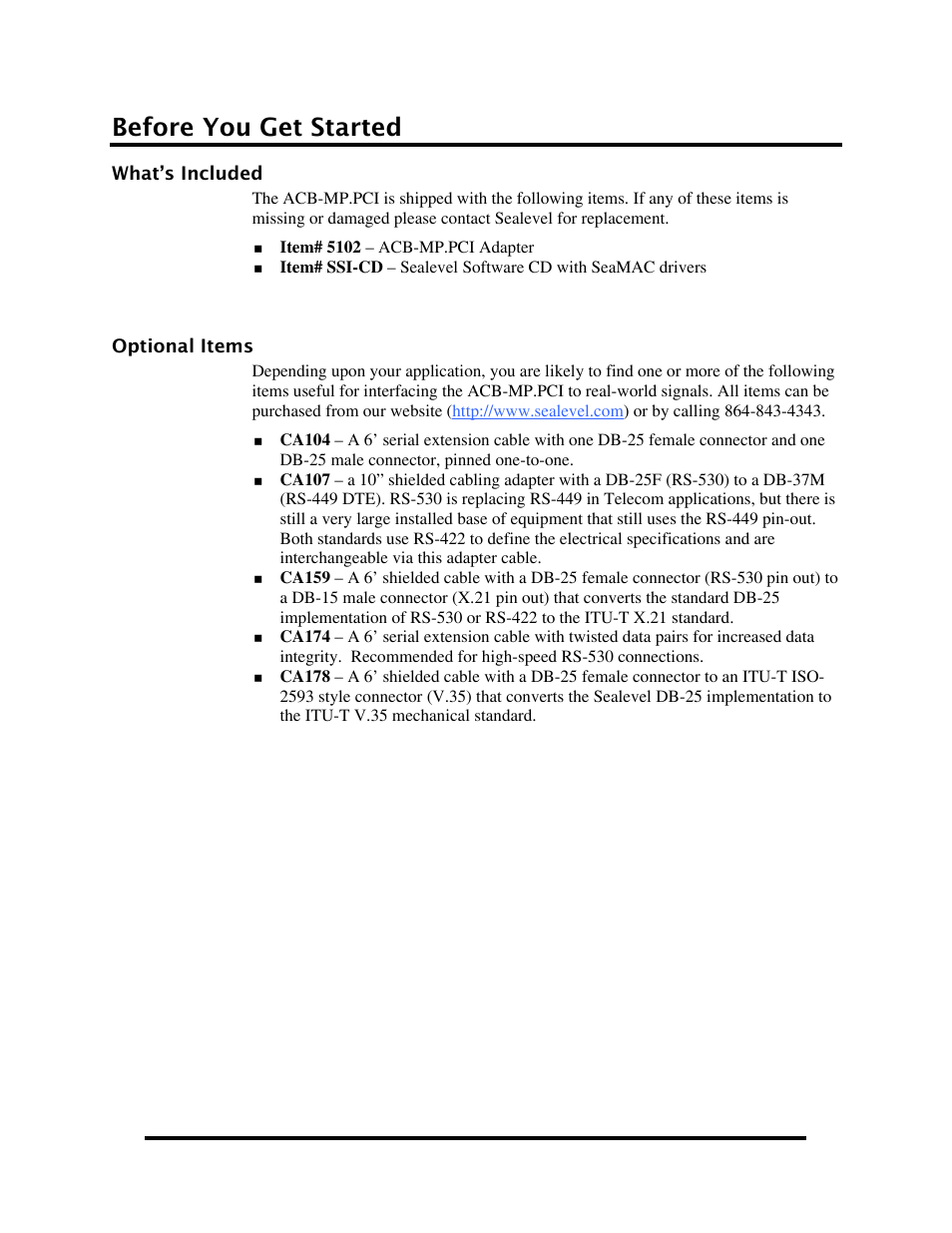 Before you get started | Impulse 5102 User Manual | Page 4 / 18