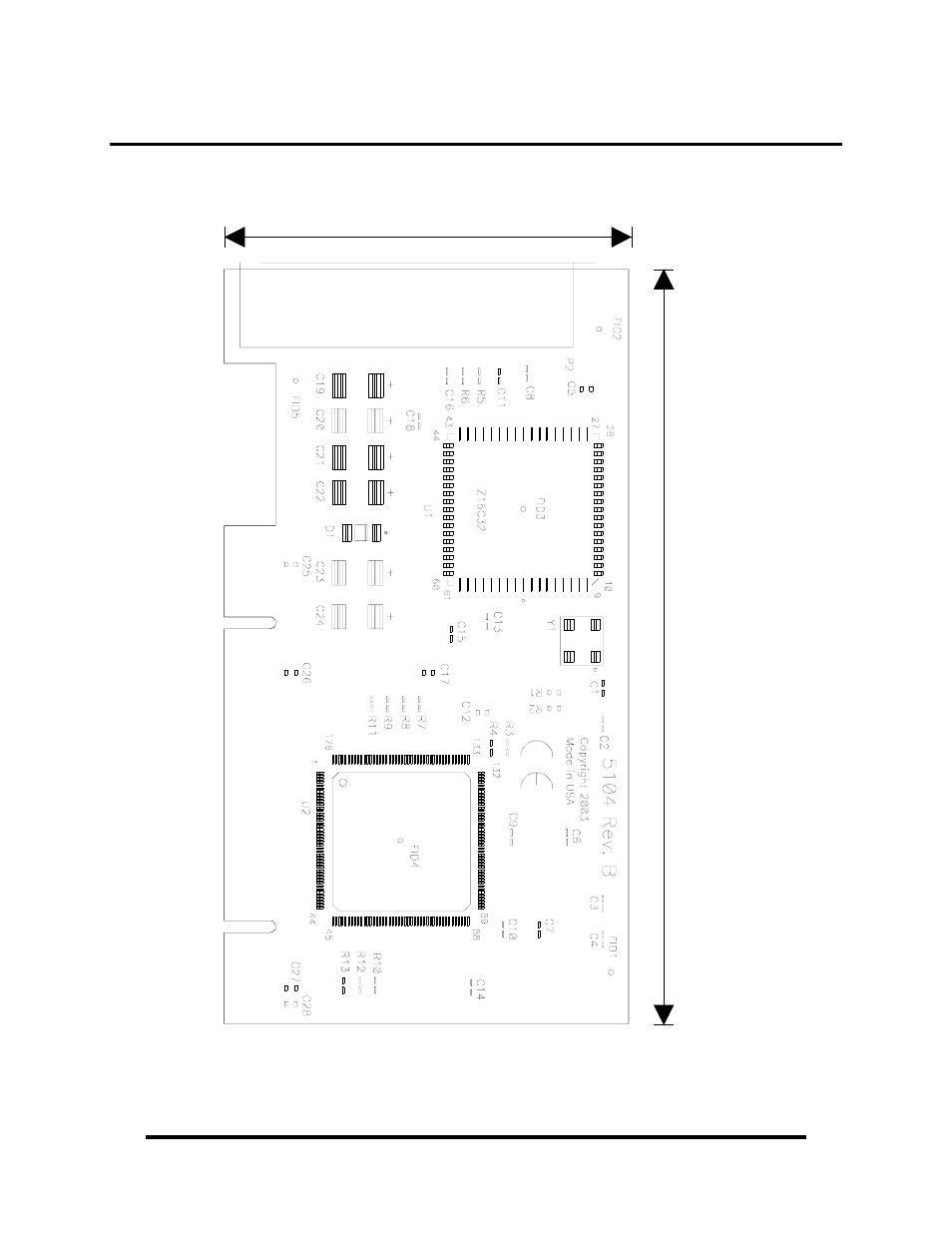 Appendix d – silk screen – 5104 pcb | Impulse 5104 User Manual | Page 19 / 21