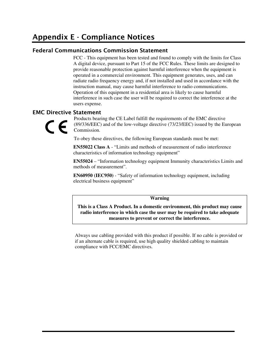 Appendix e - compliance notices | Impulse 5402 User Manual | Page 18 / 19