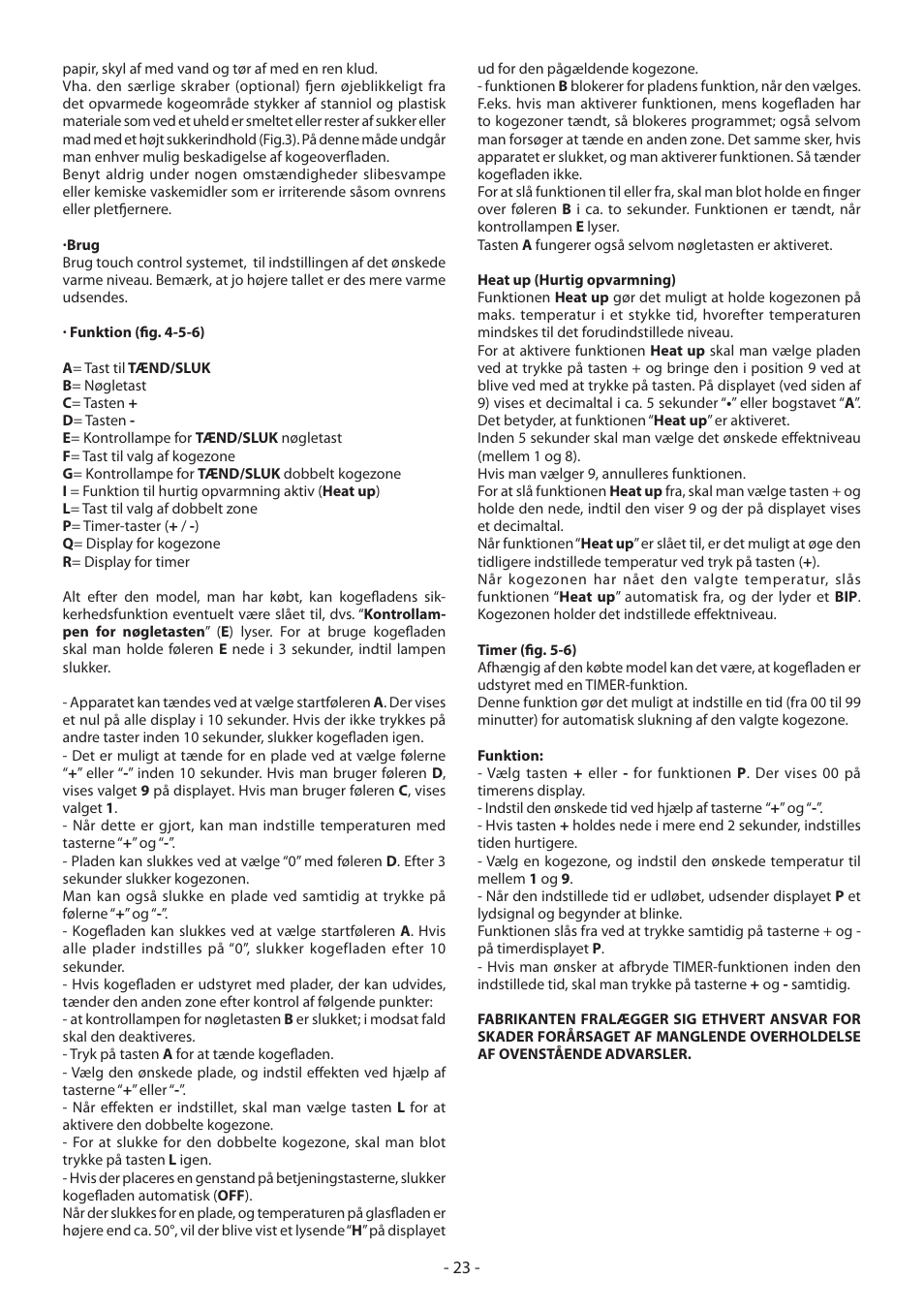 KORTING HK4103B User Manual | Page 23 / 44