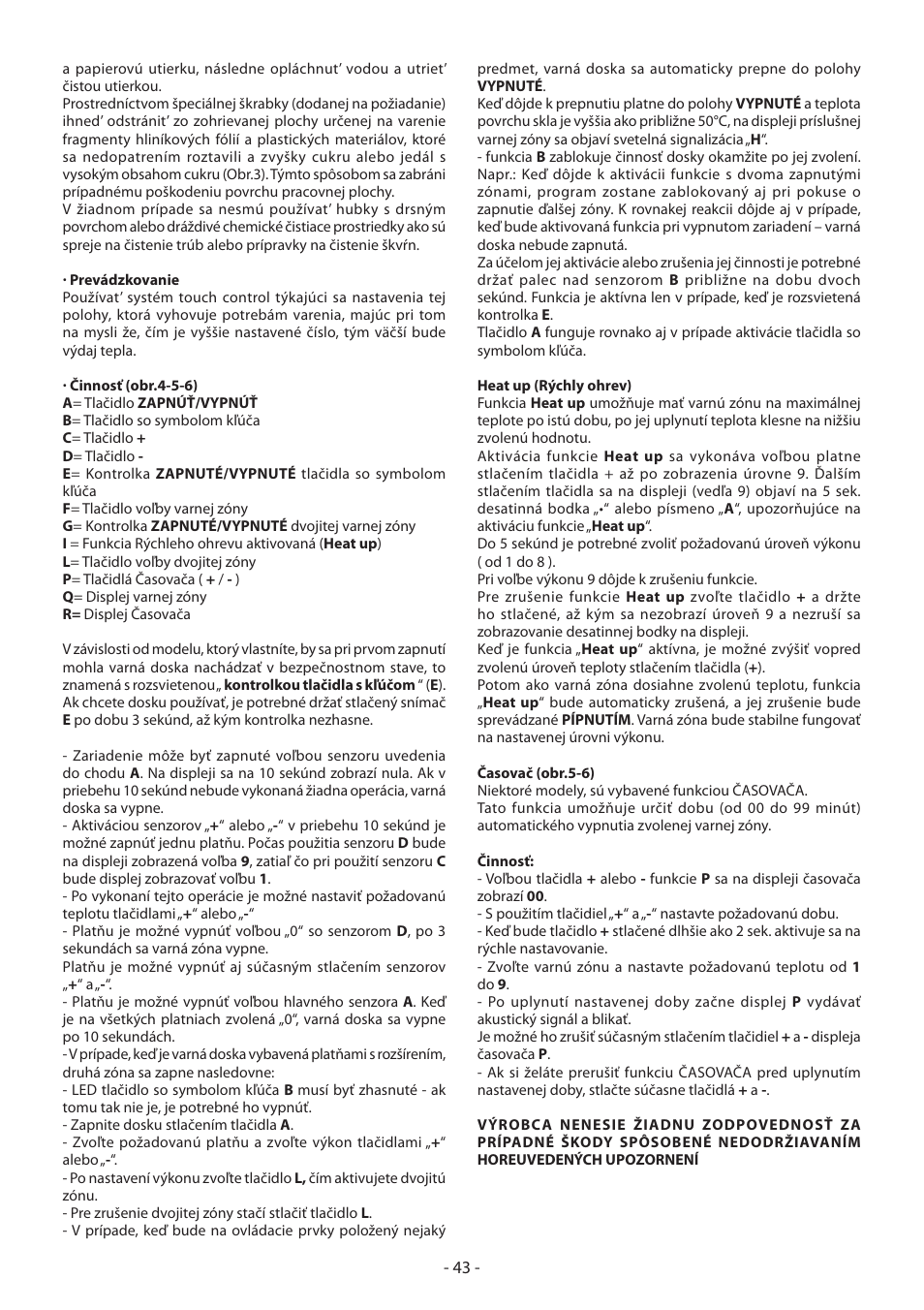 KORTING HK4103B User Manual | Page 43 / 44