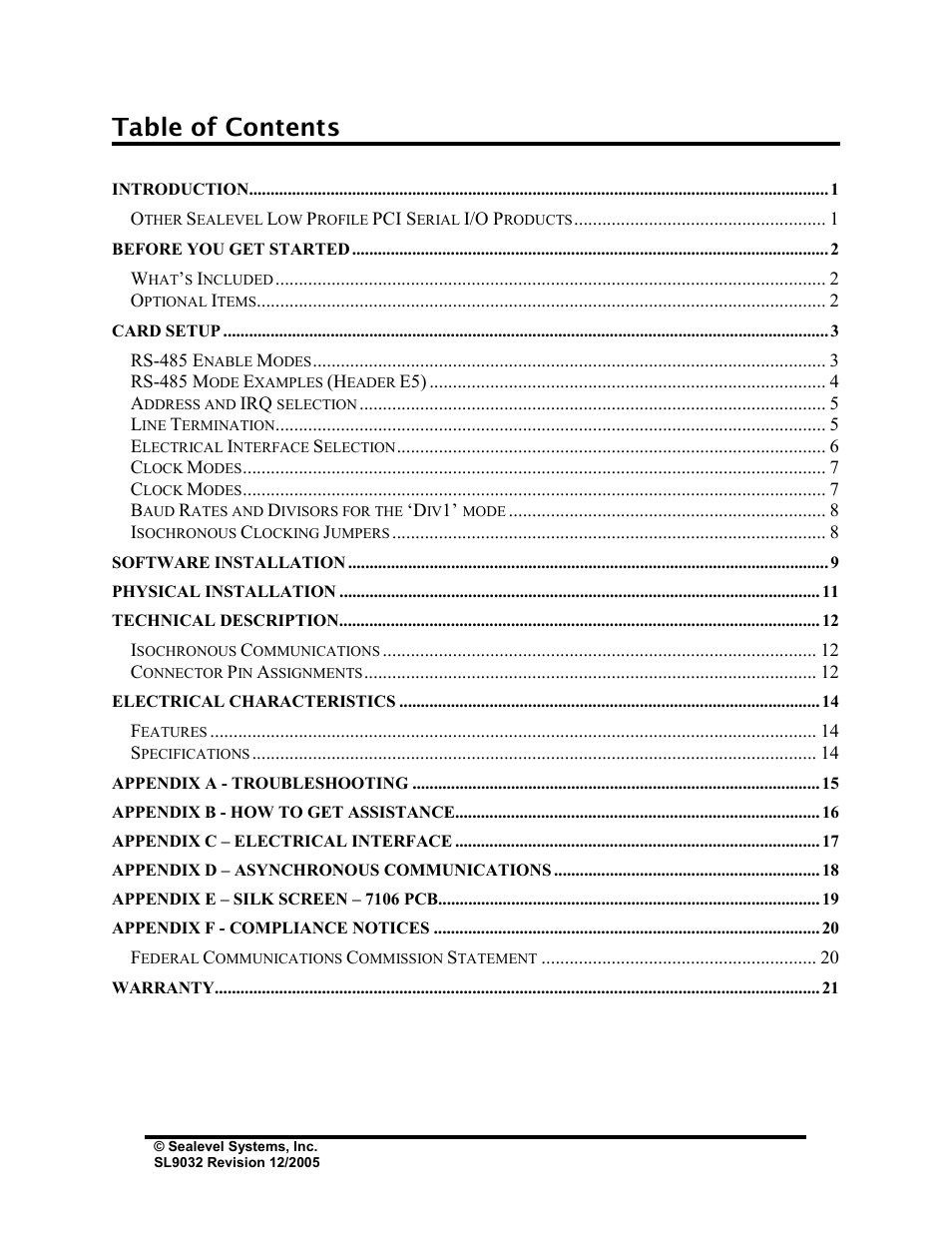 Impulse 7106 User Manual | Page 2 / 23