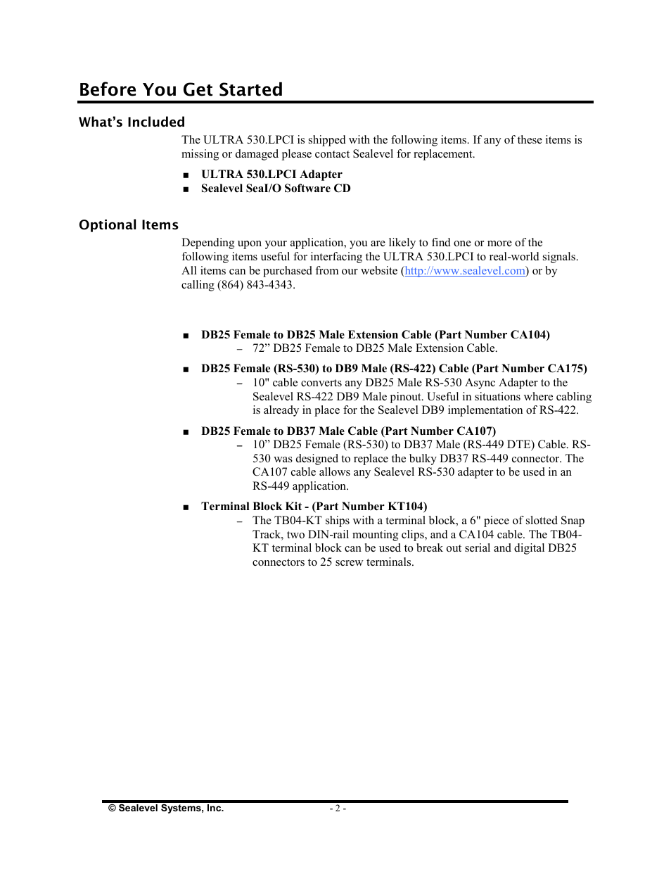 Before you get started | Impulse 7106 User Manual | Page 4 / 23