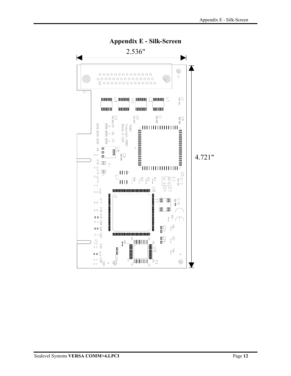 Appendix e - silk-screen, Appendix f - compliance notices | Impulse 7406 User Manual | Page 14 / 16
