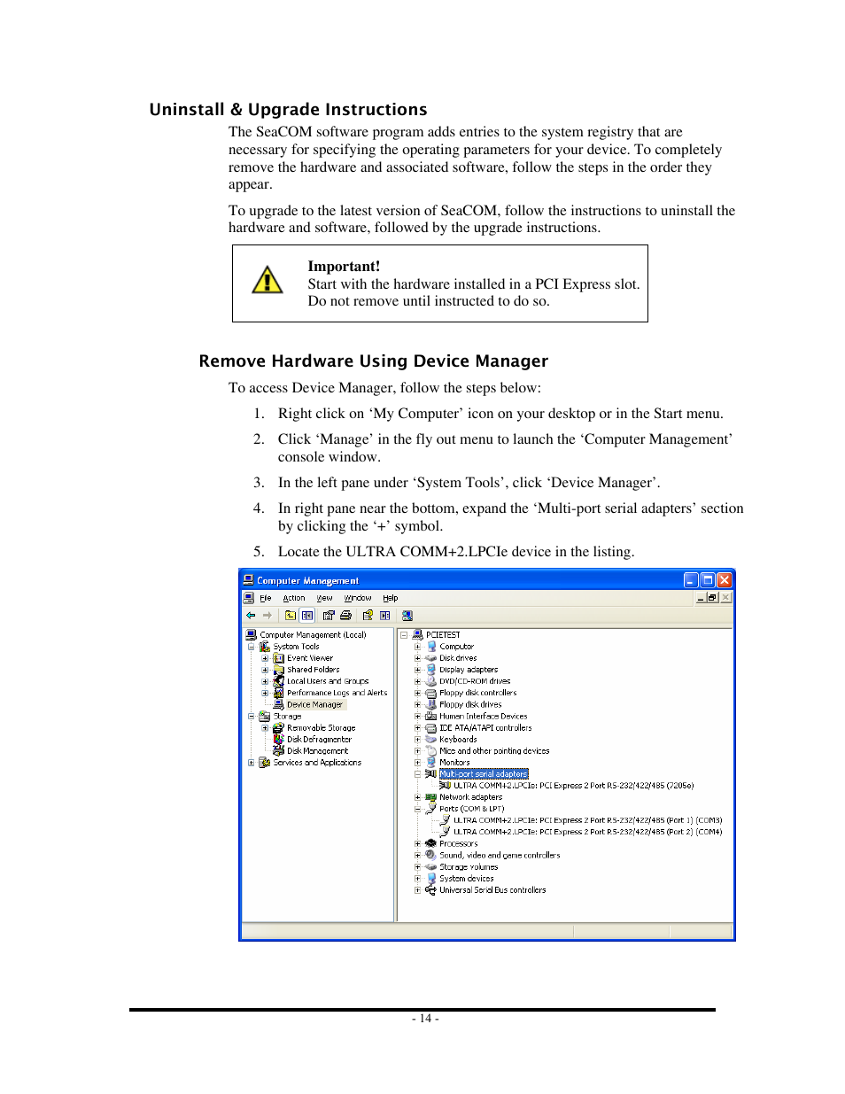 Uninstall & upgrade instructions, Ninstall, Pgrade | Nstructions | Impulse 7205e User Manual | Page 16 / 33