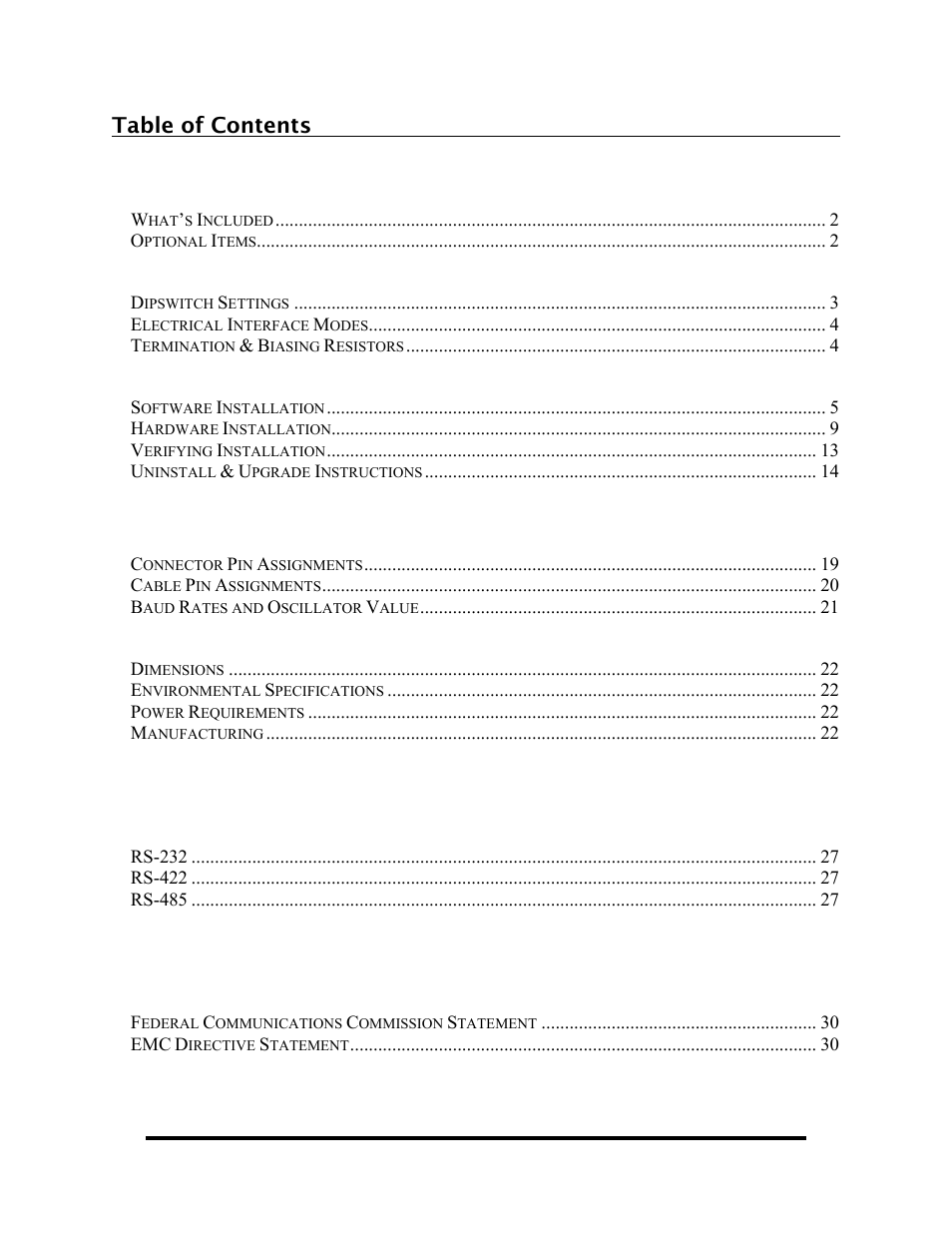 Impulse 7205e User Manual | Page 2 / 33