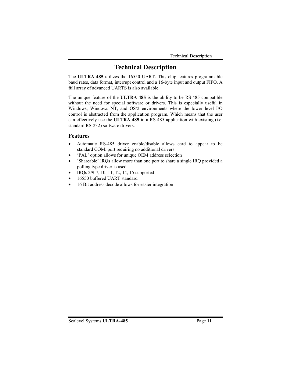 Technical description | Impulse 3055 User Manual | Page 14 / 24