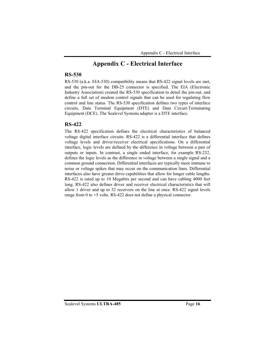 Appendix c - electrical interface | Impulse 3055 User Manual | Page 19 / 24