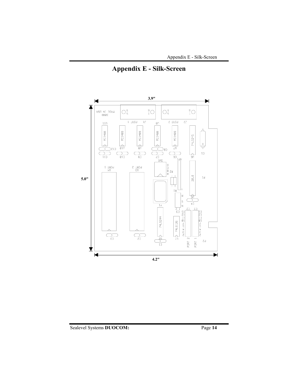 Appendix e - silk-screen | Impulse 3088 User Manual | Page 17 / 20