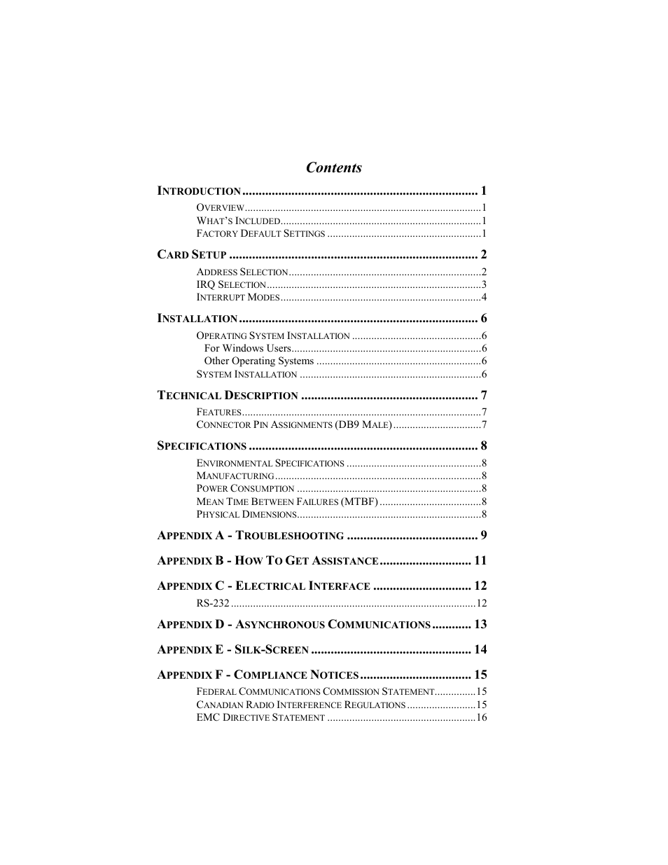 Impulse 3088 User Manual | Page 2 / 20