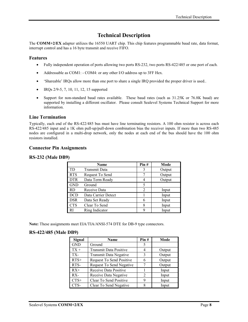 Technical description | Impulse 3087 User Manual | Page 11 / 19