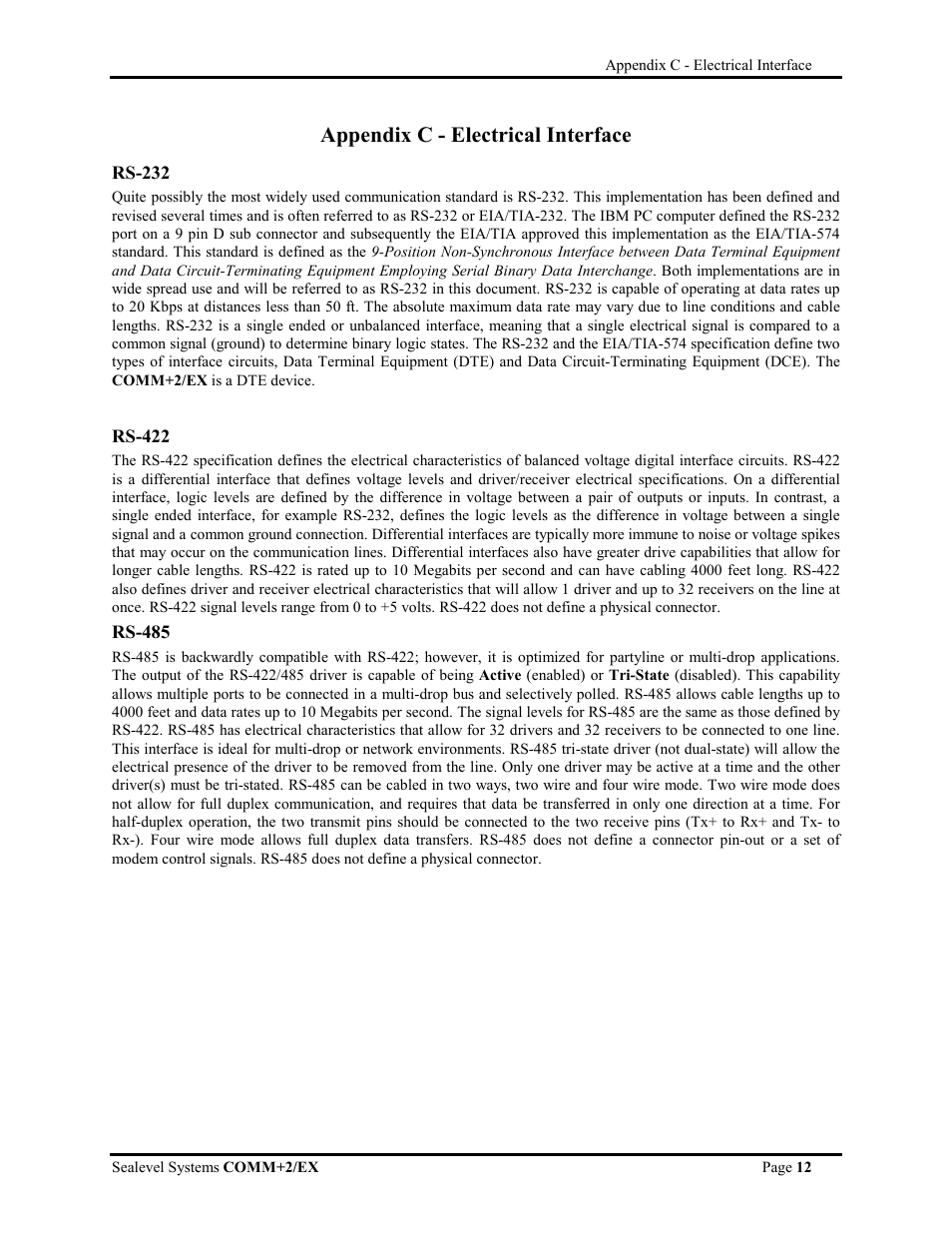 Appendix c - electrical interface | Impulse 3087 User Manual | Page 15 / 19